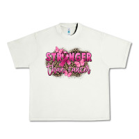 Pistachio Stronger than Cancer Urban Heavy Tee - FaDigitalArtStudio
