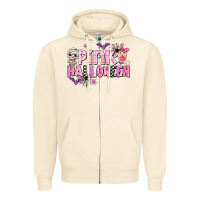 Sandshell pink halloween Zipper Hoodie - AdoDesignShop