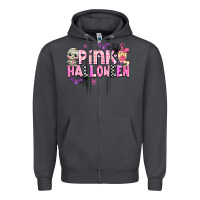 Smoke pink halloween Zipper Hoodie - AdoDesignShop
