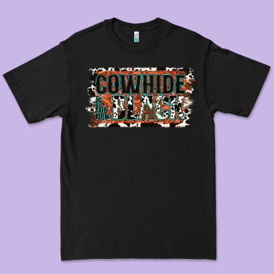 Cowhide Is The New Black Premium Tee Designed By Jasminsmagicworld