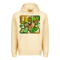 Pina Colada lucky st patricks day hearts Premium Hoodie - LillyAllenDesigns