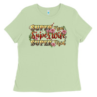 Matcha Super mom super wife super tired Ladies Tee - CowGirlArtShop