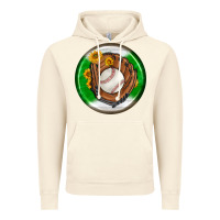 Vintage Artic baseball with sunflower round earrings Vintage Hoodie - BundleAndBundleShop