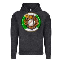 Vintage Black baseball with sunflower round earrings Vintage Hoodie - BundleAndBundleShop