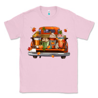 Bubblegum Pink coffee cups truck Classic Tee - CowGirlArtShop