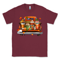 Burgundy coffee cups truck Classic Tee - CowGirlArtShop
