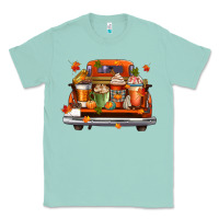 Seafoam coffee cups truck Classic Tee - CowGirlArtShop