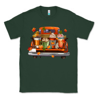 Sports Green coffee cups truck Classic Tee - CowGirlArtShop