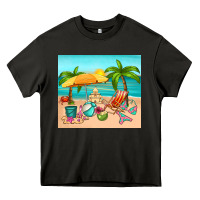Asphalt summer Heavy Core Tee - RanaPortraitStore