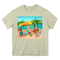 Mossy summer Heavy Core Tee - RanaPortraitStore
