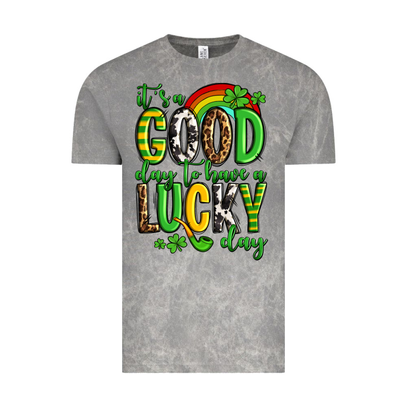 St. Patrick's It's A Good Day To Have A Lucky Day Vintage Tee by OliviaCreatesArt | Teevron