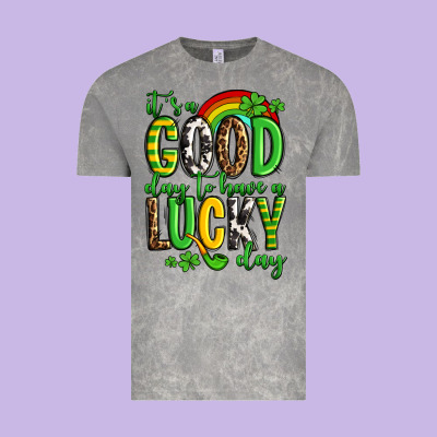 St. Patrick's It's A Good Day To Have A Lucky Day Vintage Tee Designed By Oliviacreatesart