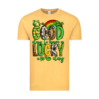 Vintage Mustard St. Patrick's It's a good day to have a lucky day Vintage Tee - OliviaCreatesArt