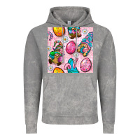 Cloud Rock Easter Gnomies Seamless Pattern Vintage Hoodie - BundleAndBundleShop