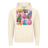 Vintage Artic Easter Gnomies Seamless Pattern Vintage Hoodie - BundleAndBundleShop