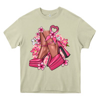 Mossy Cancer high heels Cancer Awareness Heavy Core Tee - HowdyJamesFarm