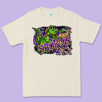 Mardi Saurus Rex Premium Tee Designed By Cowgirlartshop