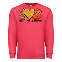 Cardinal peace love basketball Premium Sweatshirt - AdoDesignShop