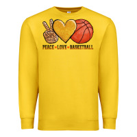 Lemon peace love basketball Premium Sweatshirt - AdoDesignShop