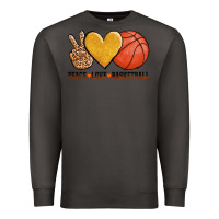 Smoke peace love basketball Premium Sweatshirt - AdoDesignShop