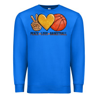True Royal peace love basketball Premium Sweatshirt - AdoDesignShop