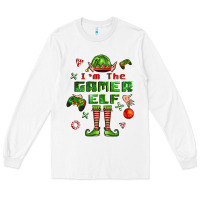 White im the gamer elf Long Sleeve Tee - FaDigitalArtStudio