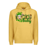 Antique Gold Lucky baby charolais calf Premium Hoodie - RanaPortraitStore