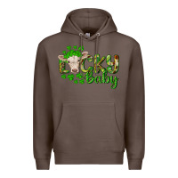 Coffee Lucky baby charolais calf Premium Hoodie - RanaPortraitStore