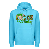 Ocean Blue Lucky baby charolais calf Premium Hoodie - RanaPortraitStore
