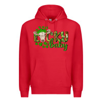 Red Lucky baby charolais calf Premium Hoodie - RanaPortraitStore