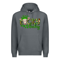 Rock Lucky baby charolais calf Premium Hoodie - RanaPortraitStore