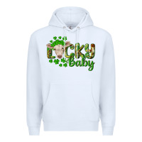 White Lucky baby charolais calf Premium Hoodie - RanaPortraitStore