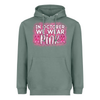 Sage in october we wear pink leopard glitter Heavyweight Hoodie - AdoDesignShop
