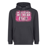 Smoke in october we wear pink leopard glitter Heavyweight Hoodie - AdoDesignShop