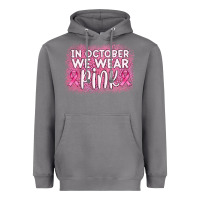 Storm in october we wear pink leopard glitter Heavyweight Hoodie - AdoDesignShop