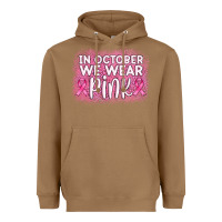 Toasted Coconut in october we wear pink leopard glitter Heavyweight Hoodie - AdoDesignShop