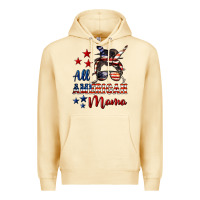 Pina Colada All American Mama Mother's Day Premium Hoodie - LillyAllenDesigns