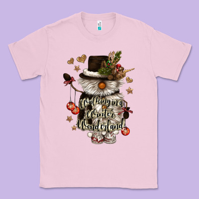 Walking In A Winter Wonderland Classic Tee Designed By Cowgirlartshop
