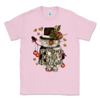 Bubblegum Pink walking in a winter wonderland Classic Tee - CowGirlArtShop