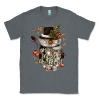 Charcoal Heather walking in a winter wonderland Classic Tee - CowGirlArtShop