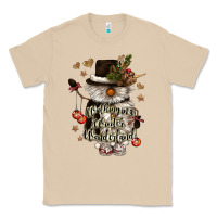 Mushroom walking in a winter wonderland Classic Tee - CowGirlArtShop