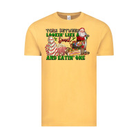 Vintage Mustard torn between lookin like a snack and eatin one Vintage Tee - FaDigitalArtStudio