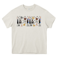Cream gothic girl and colorful girl Heavy Core Tee - TumblerDesignByShophia