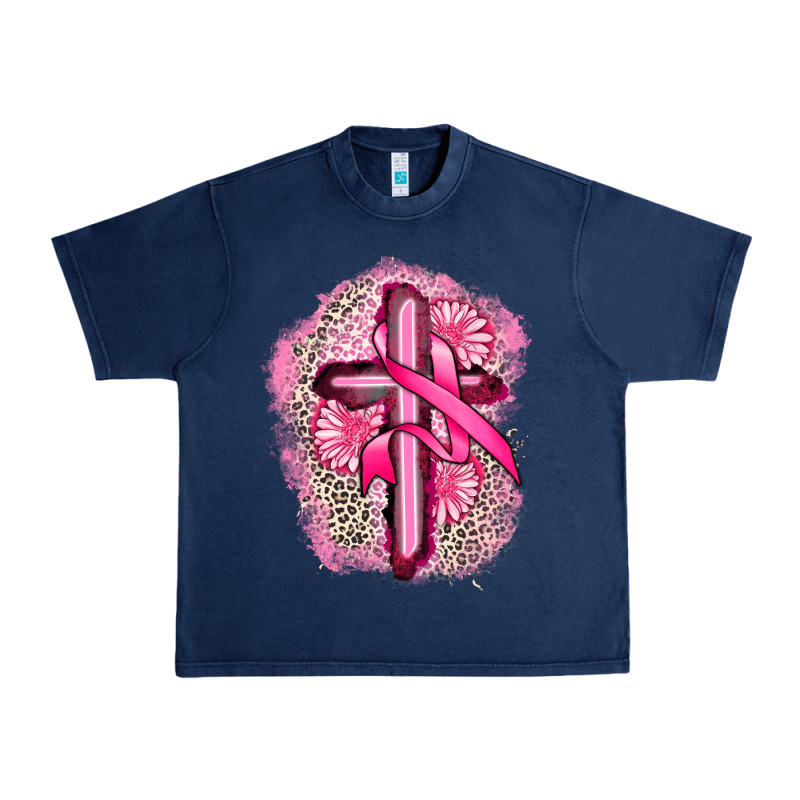Breast Cancer Cross Urban Heavy Tee by FaDigitalArtStudio | Teevron