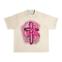 Sandshell breast cancer cross Urban Heavy Tee - FaDigitalArtStudio