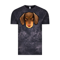 Cloud Black Dachshund Vintage Tee - Jasminsmagicworld