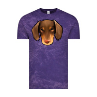 Cloud Purple Dachshund Vintage Tee - Jasminsmagicworld
