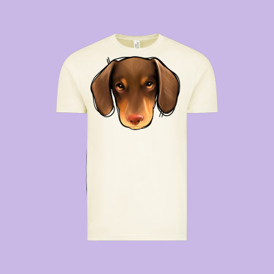 Dachshund Vintage Tee Designed By Jasminsmagicworld