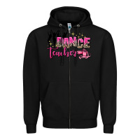 Black dance teacher Zipper Hoodie - AdoDesignShop