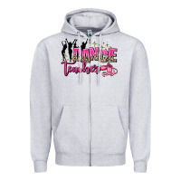 Heather Grey dance teacher Zipper Hoodie - AdoDesignShop